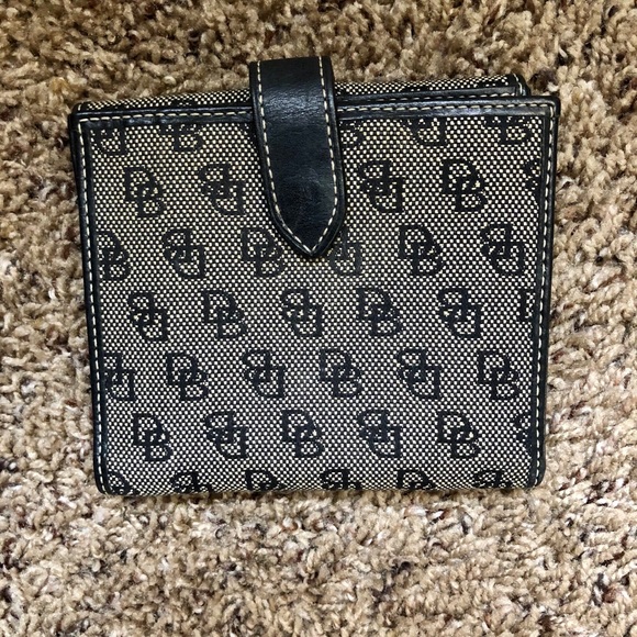 Dooney & Bourke Black Monogram Wallet - Picture 2 of 7